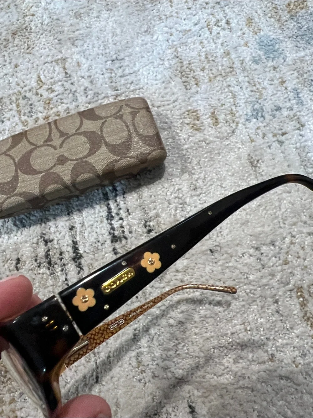 Coach Women's Brown Signature Eyeglasses with Case Lannie 546 tortoise z31